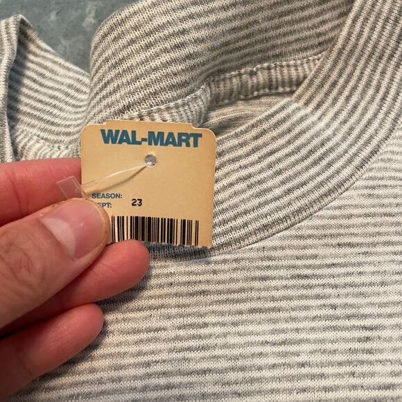 Vintage NOS Fishing Tee Shirt Mens Large Striped USA Comic Funny Dad NWT 90s - Picture 4 of 10